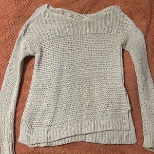 Hollister Off-the-Shoulder Cream Sweater